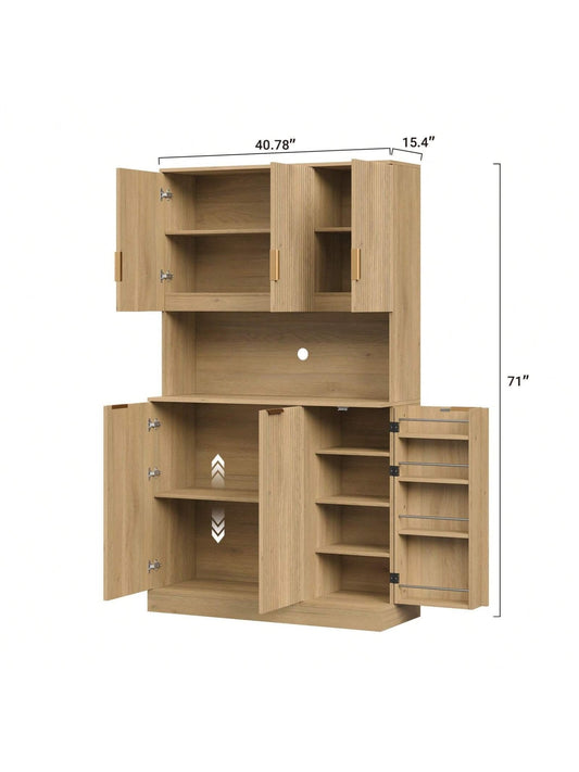 Yanosaku SC003 71'' Tall Kitchen Pantry, Storage Cabinet-1